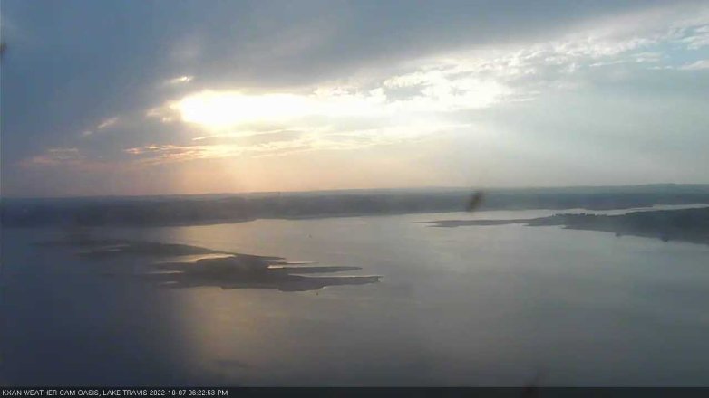Lake Travis webcam, October 7, 2022 6:25 PM CT