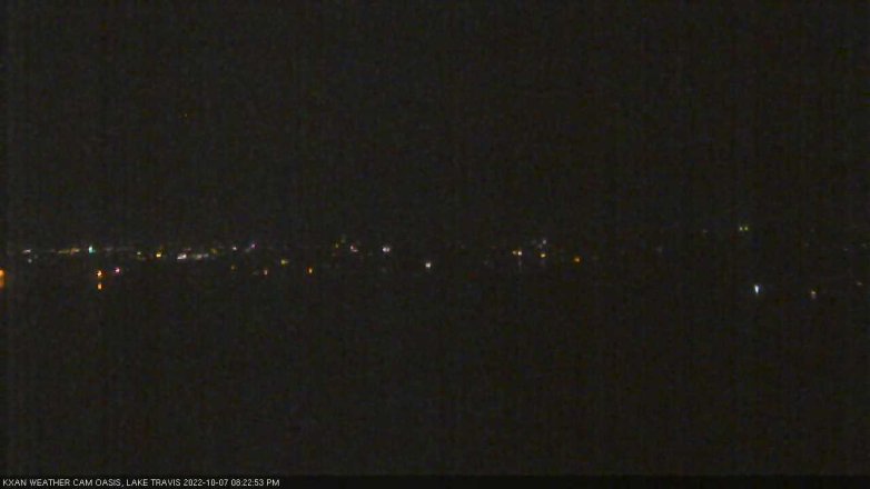 Lake Travis webcam, October 7, 2022 8:25 PM CT