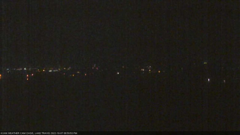 Lake Travis webcam, October 7, 2022 9:00 PM CT