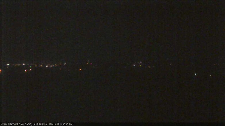 Lake Travis webcam, October 7, 2022 11:45 PM CT