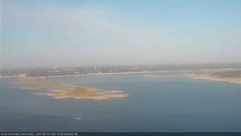 Lake Travis webcam, October 8, 2022 9:00 AM CT