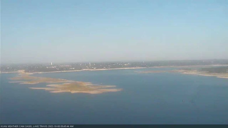 Lake Travis webcam, October 8, 2022 9:45 AM CT