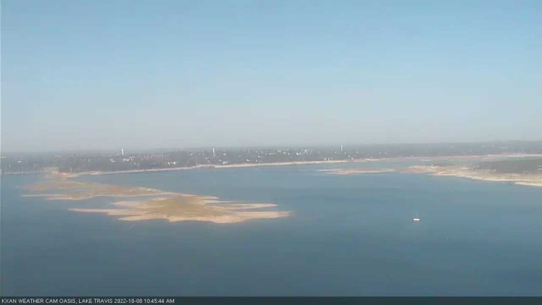 Lake Travis webcam, October 8, 2022 10:45 AM CT