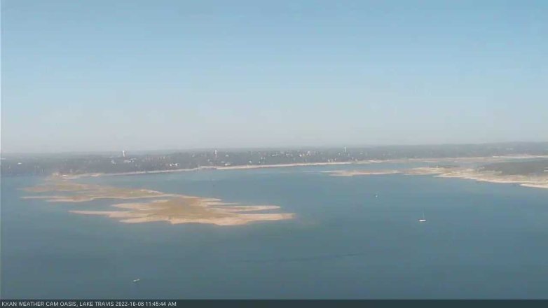 Lake Travis webcam, October 8, 2022 11:45 AM CT