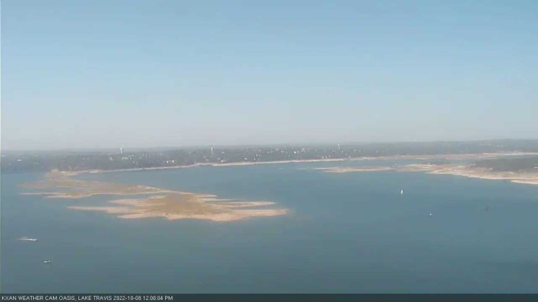 Lake Travis webcam, October 8, 2022 12:00 PM CT