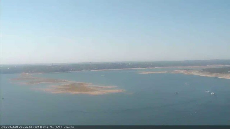 Lake Travis webcam, October 8, 2022 1:45 PM CT