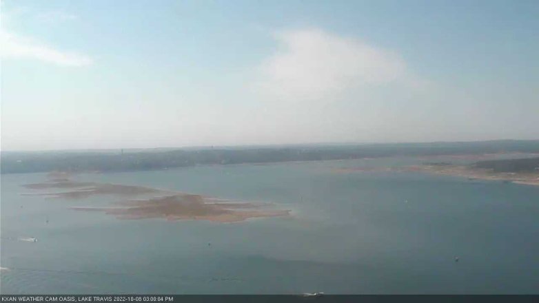 Lake Travis webcam, October 8, 2022 3:00 PM CT