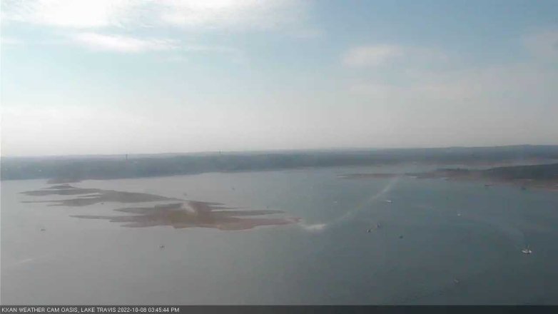 Lake Travis webcam, October 8, 2022 3:45 PM CT