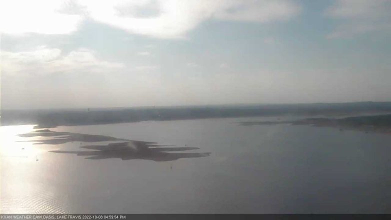 Lake Travis webcam, October 8, 2022 5:00 PM CT