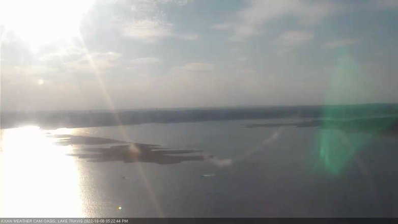 Lake Travis webcam, October 8, 2022 5:25 PM CT