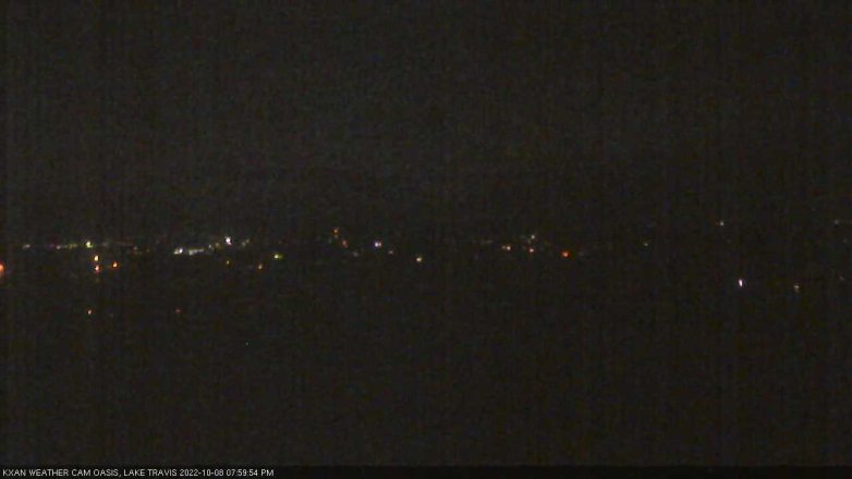 Lake Travis webcam, October 8, 2022 8:00 PM CT