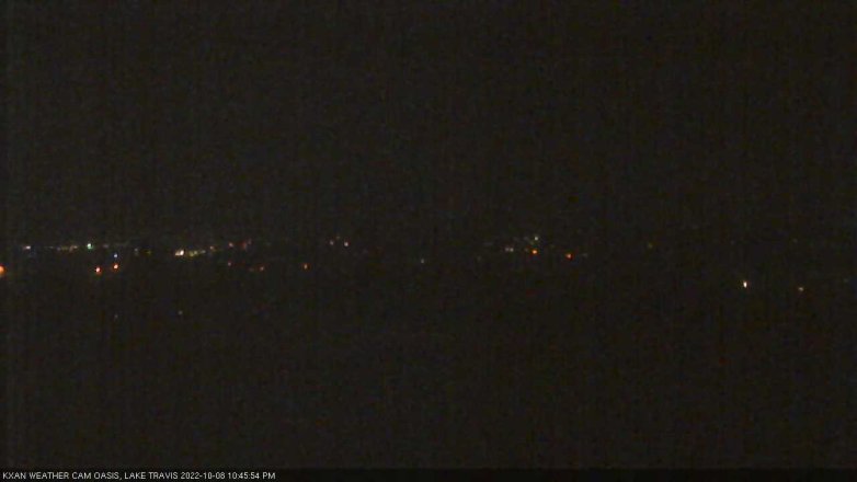 Lake Travis webcam, October 8, 2022 10:45 PM CT