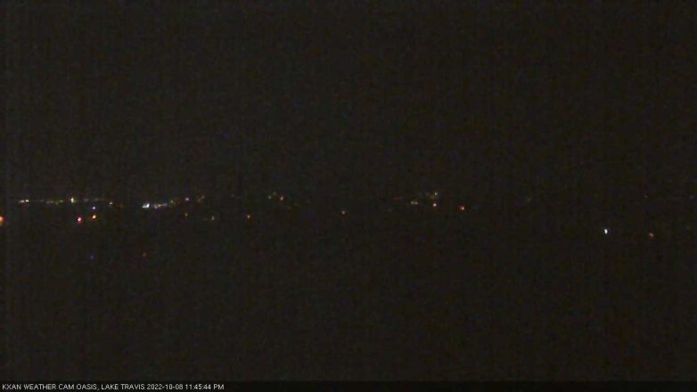 Lake Travis webcam, October 8, 2022 11:45 PM CT