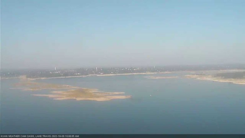 Lake Travis webcam, October 9, 2022 10:00 AM CT