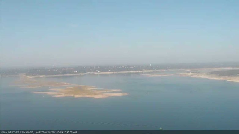 Lake Travis webcam, October 9, 2022 10:45 AM CT