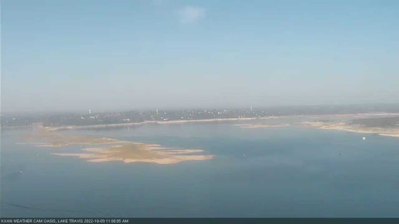 Lake Travis webcam, October 9, 2022 11:00 AM CT