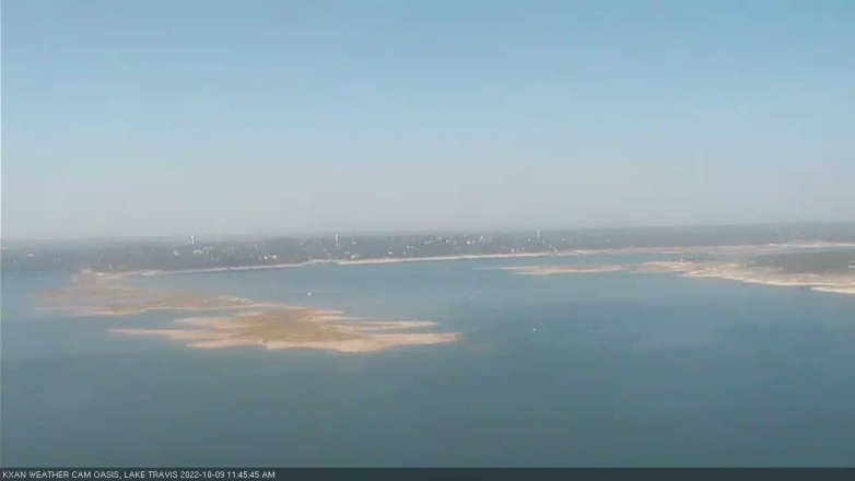 Lake Travis webcam, October 9, 2022 11:45 AM CT