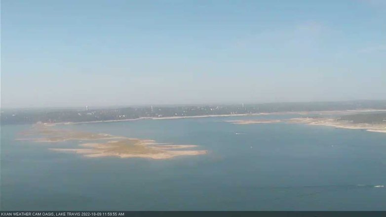Lake Travis webcam, October 9, 2022 12:00 PM CT