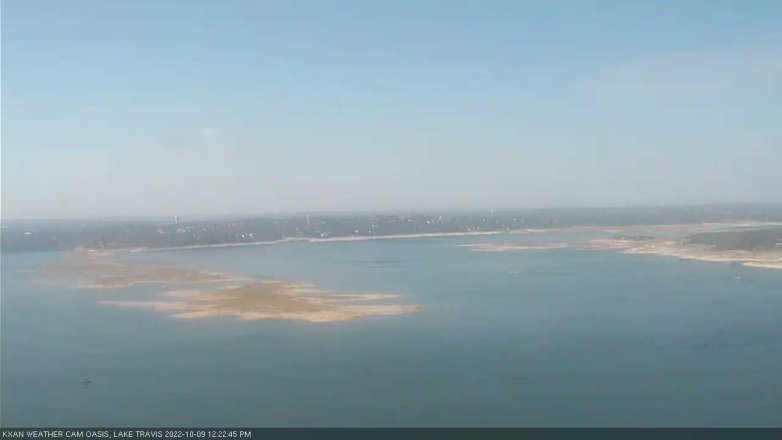 Lake Travis webcam, October 9, 2022 12:25 PM CT
