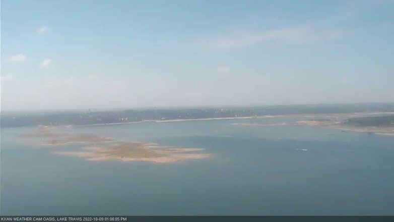 Lake Travis webcam, October 9, 2022 1:00 PM CT