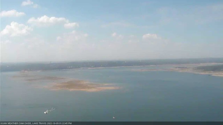 Lake Travis webcam, October 9, 2022 1:25 PM CT