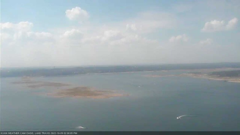 Lake Travis webcam, October 9, 2022 2:00 PM CT