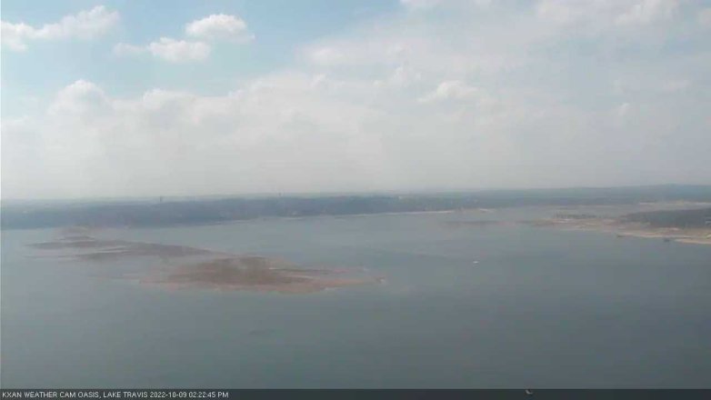 Lake Travis webcam, October 9, 2022 2:25 PM CT