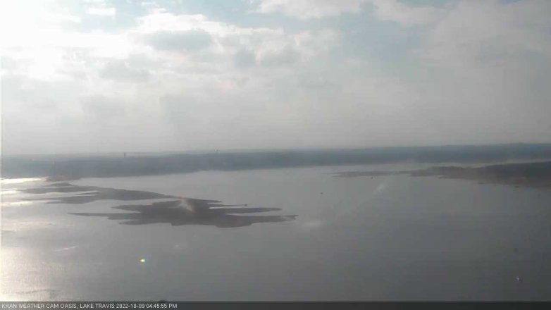 Lake Travis webcam, October 9, 2022 4:45 PM CT