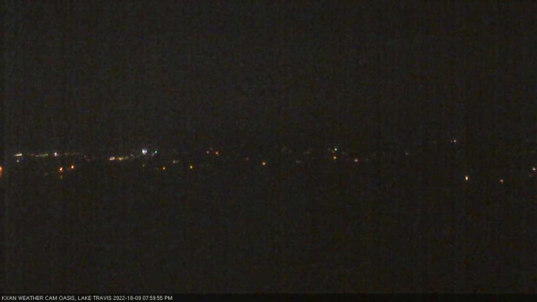 Lake Travis webcam, October 9, 2022 8:00 PM CT
