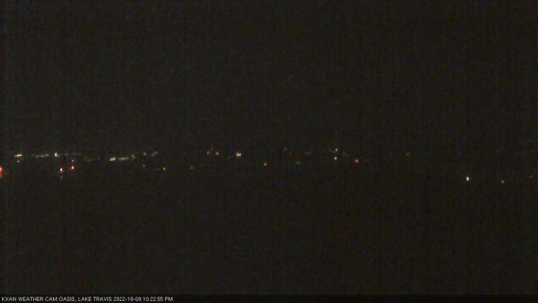 Lake Travis webcam, October 9, 2022 10:25 PM CT