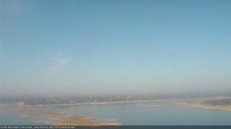 Lake Travis webcam, October 10, 2022 9:00 AM CT