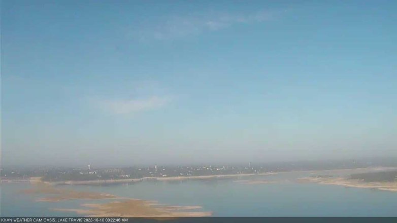 Lake Travis webcam, October 10, 2022 9:25 AM CT