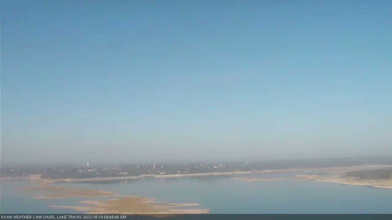 Lake Travis webcam, October 10, 2022 9:45 AM CT