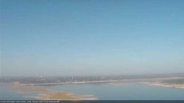 Lake Travis webcam, October 10, 2022 10:00 AM CT