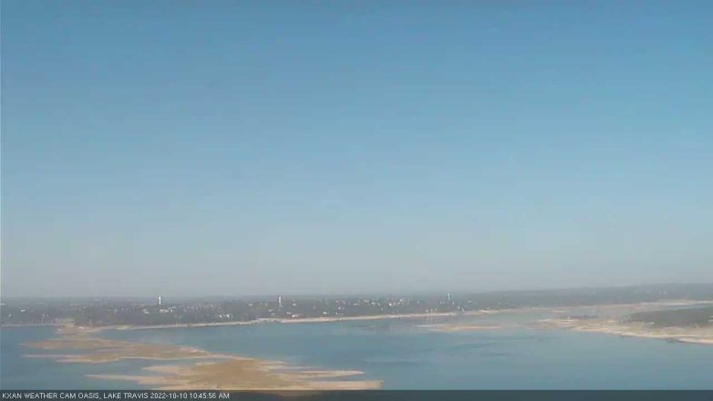 Lake Travis webcam, October 10, 2022 10:45 AM CT