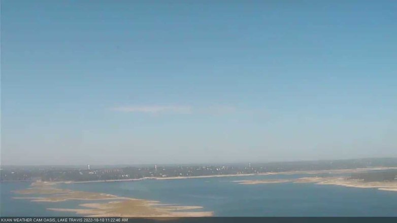 Lake Travis webcam, October 10, 2022 11:25 AM CT
