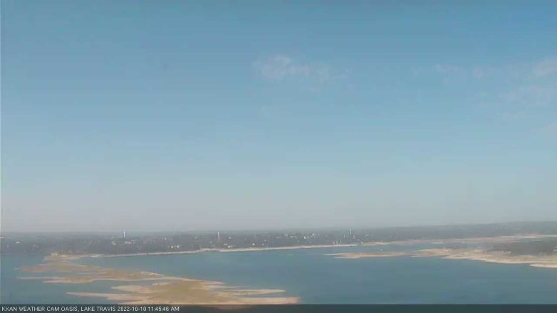 Lake Travis webcam, October 10, 2022 11:45 AM CT
