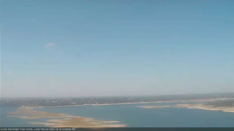 Lake Travis webcam, October 10, 2022 12:00 PM CT