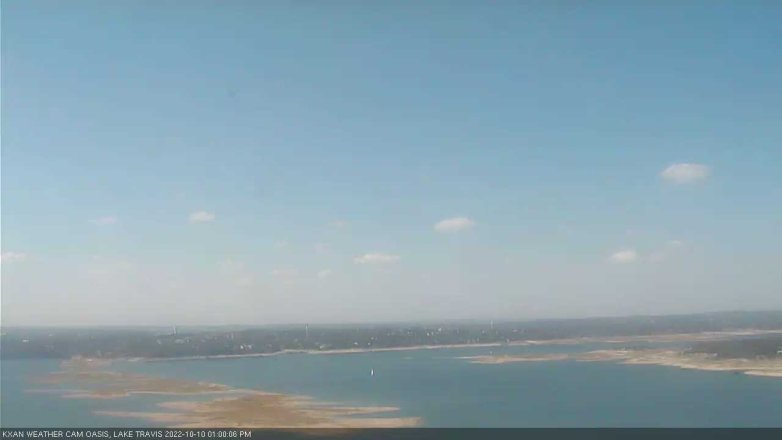 Lake Travis webcam, October 10, 2022 1:00 PM CT