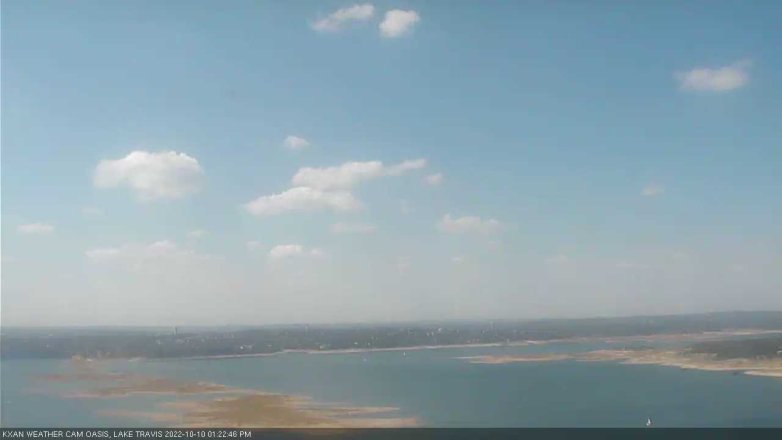 Lake Travis webcam, October 10, 2022 1:25 PM CT