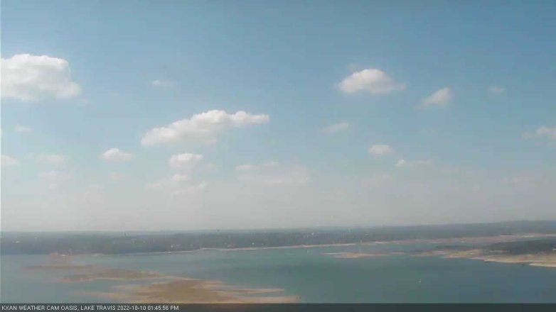 Lake Travis webcam, October 10, 2022 1:45 PM CT