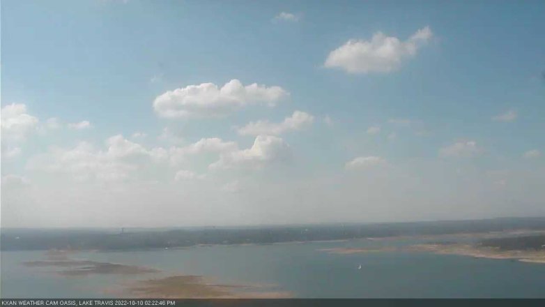 Lake Travis webcam, October 10, 2022 2:25 PM CT