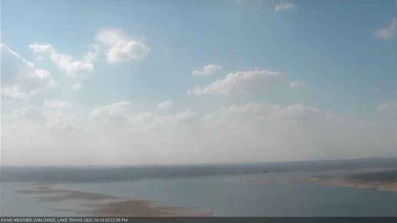 Lake Travis webcam, October 10, 2022 3:25 PM CT