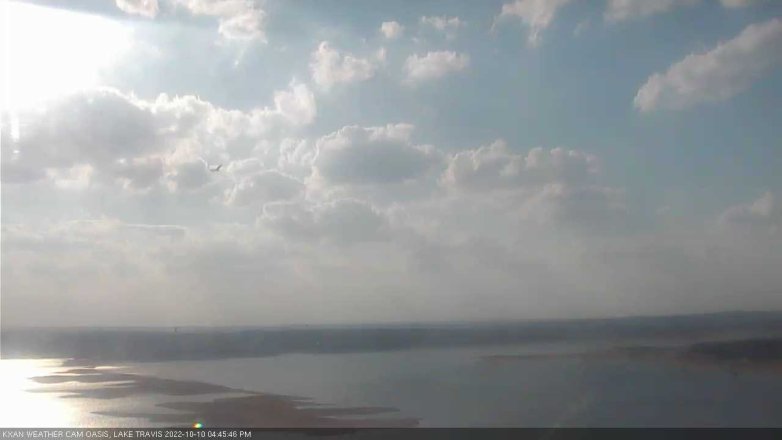 Lake Travis webcam, October 10, 2022 4:45 PM CT