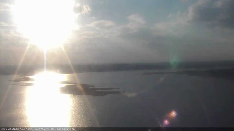 Lake Travis webcam, October 10, 2022 6:00 PM CT
