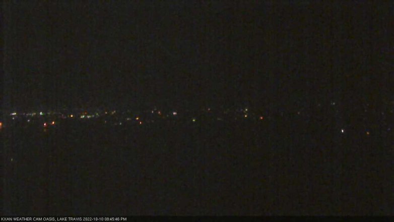 Lake Travis webcam, October 10, 2022 8:45 PM CT