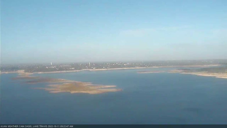 Lake Travis webcam, October 11, 2022 9:25 AM CT