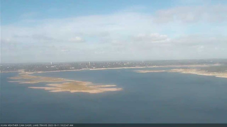 Lake Travis webcam, October 11, 2022 10:25 AM CT