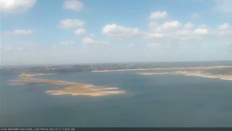 Lake Travis webcam, October 11, 2022 11:45 AM CT