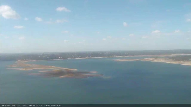 Lake Travis webcam, October 11, 2022 1:00 PM CT
